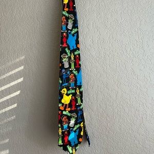 Sesame Street Vintage Neck Tie Polyester All the characters!